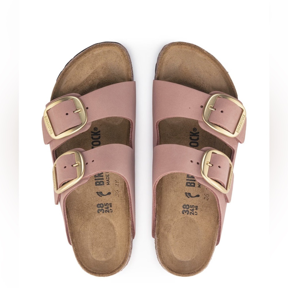 Birkenstock
Arizona Big Buckle-Nubuck Leather
$170 37 US 6-6.5
Old Rose Nubuck - Picture 4 of 16